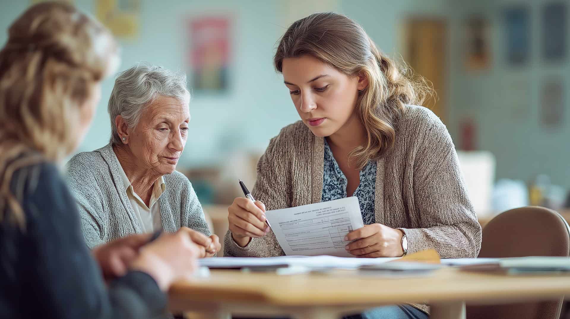 Pflegeberatung bei HmK Ambulanter Pflegedienst, Betreuung älterer Menschen.
